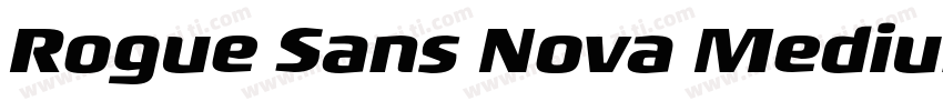 Rogue Sans Nova Medium Extended字体转换
